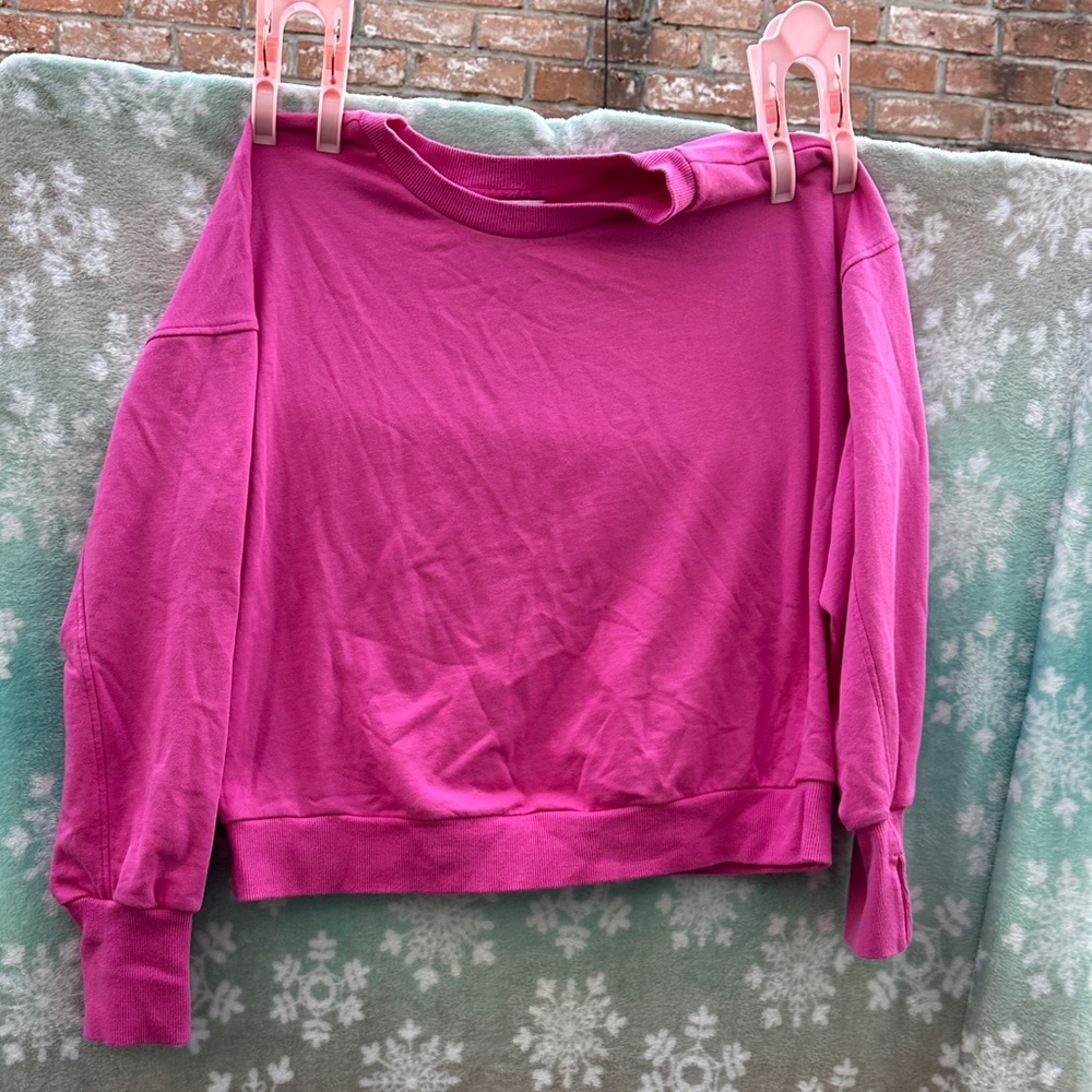 JoyLab Hot Pink Crewneck Sweatshirt